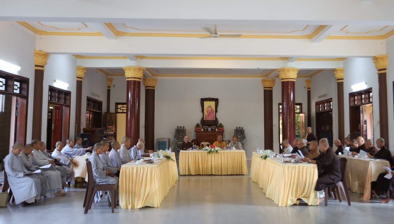 Ban Trị sự GHPGVN thị xã An Nhơn họp mở rộng triển khai Phật đản